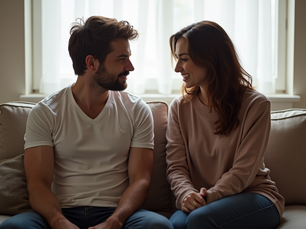 アクティブリスニングを実践する夫婦