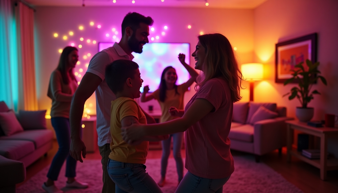 ダンスパーティーの様子