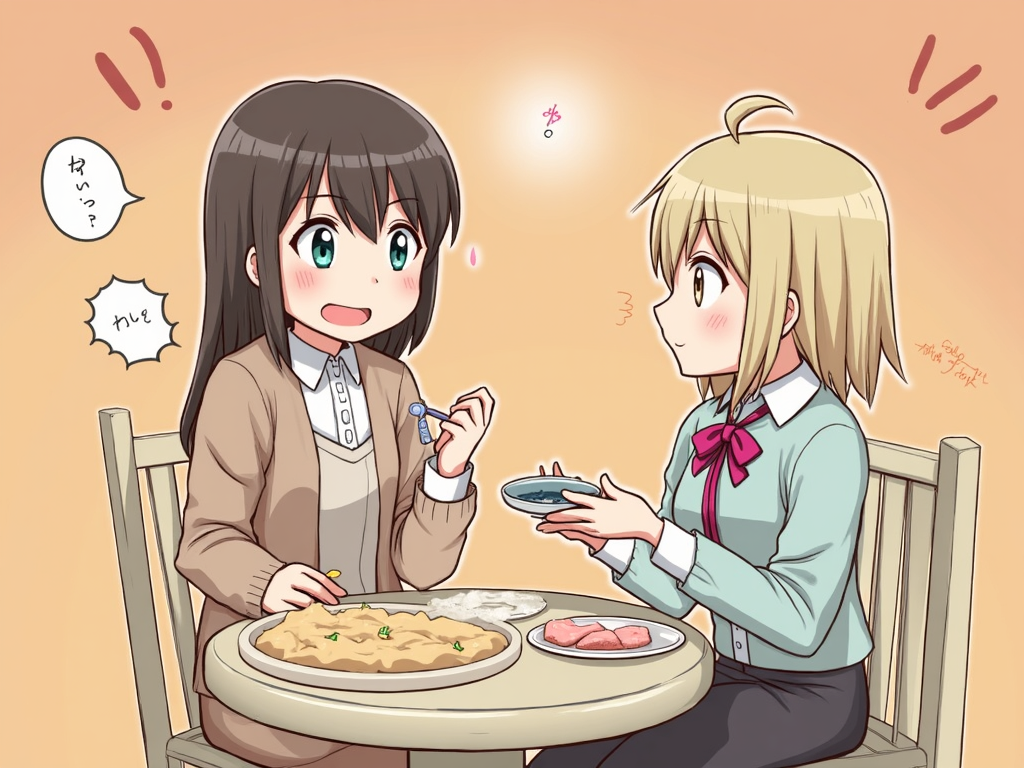 親子がキッチンでクッキー作りを楽しむ瞬間
