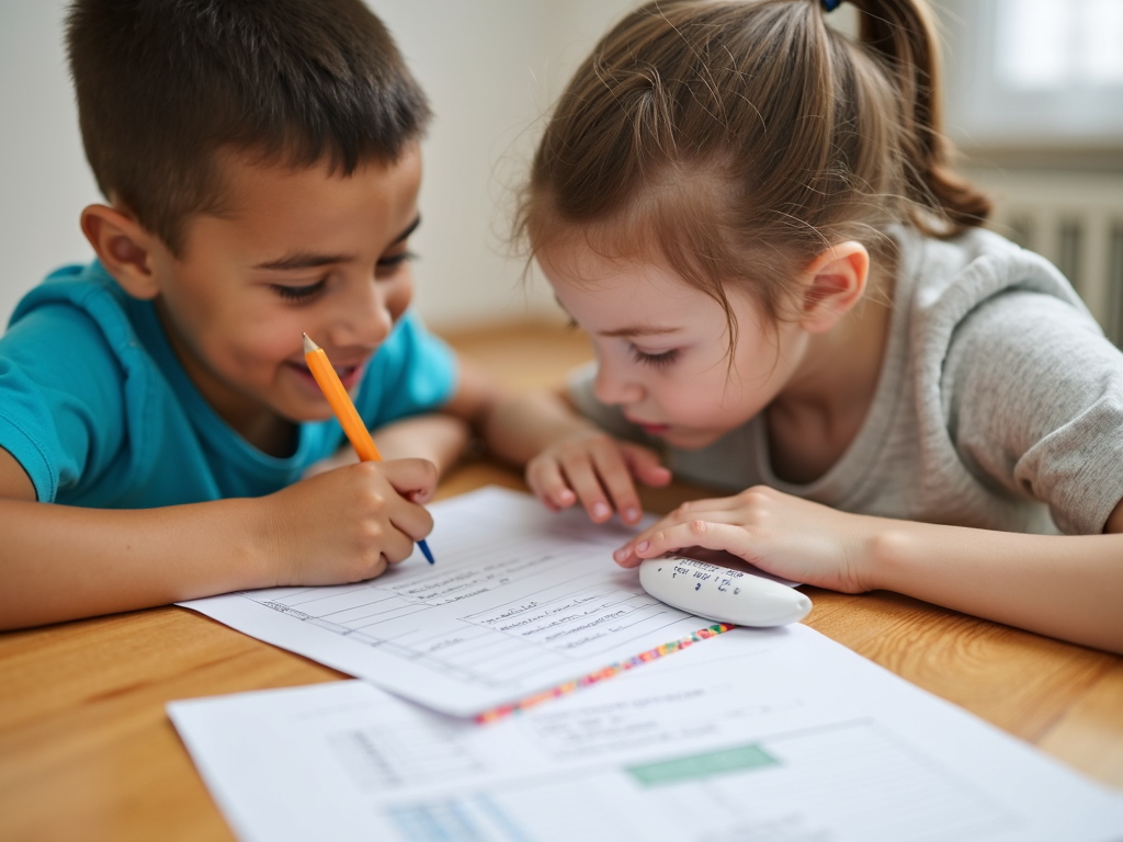 自分のペースで学習する子ども