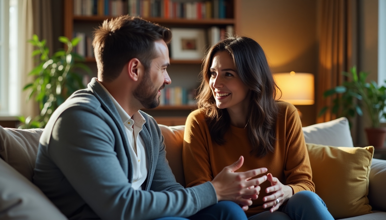 Listening and engaging in a conversation
