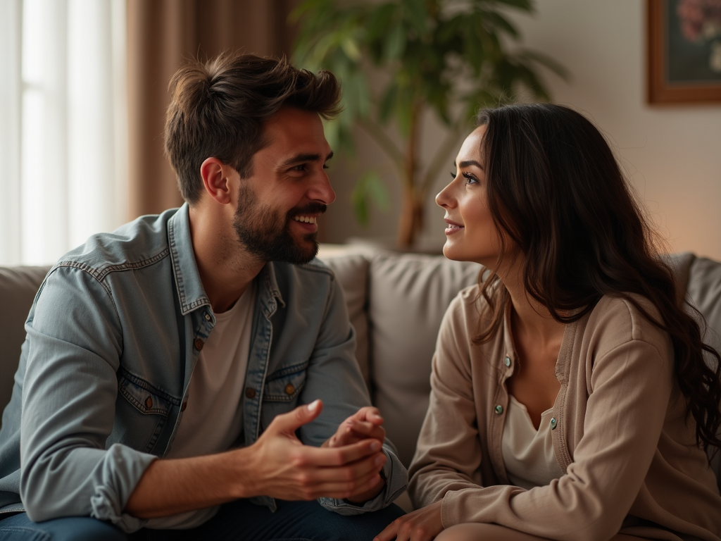 アクティブリスニングを実践する夫婦