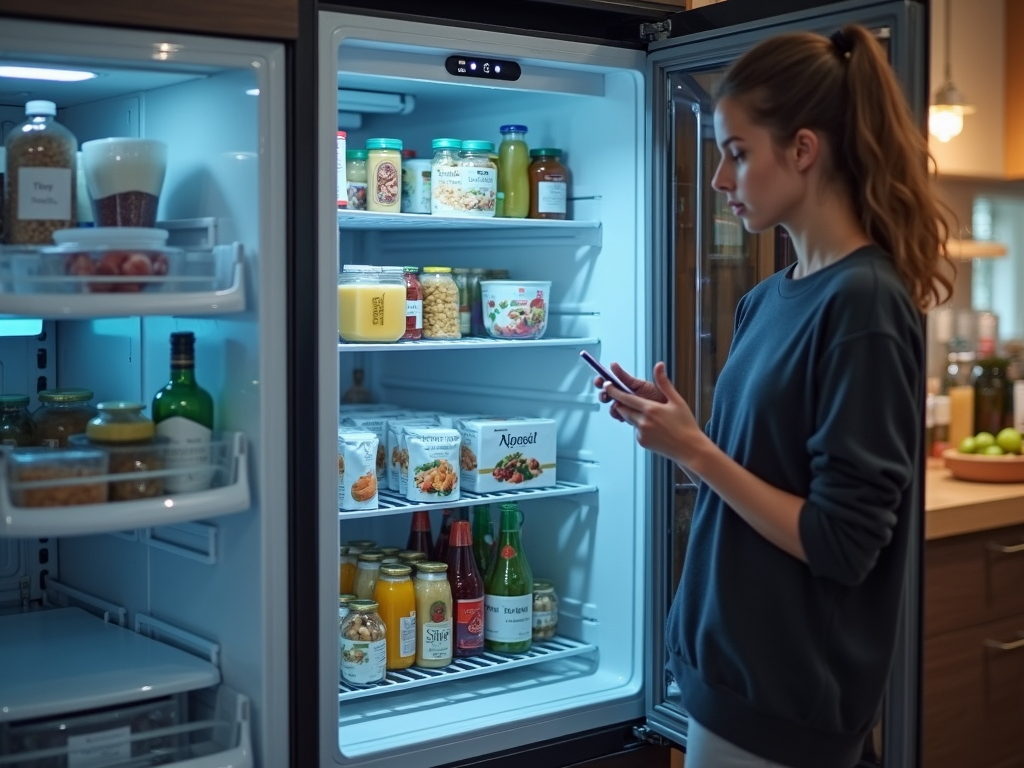 AIで食材管理をサポートするスマート冷蔵庫