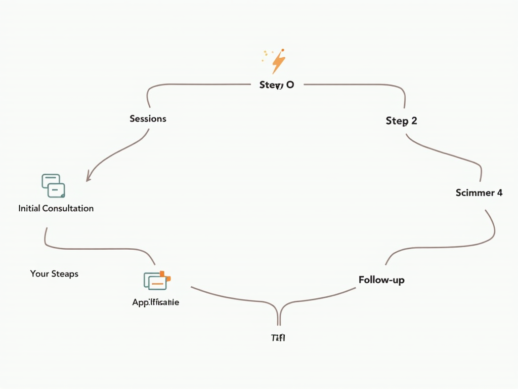 カウンセリングのプロセスを示す図