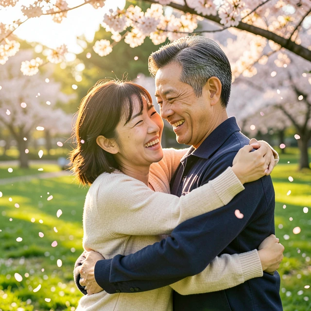 カウンセリング後の夫婦の笑顔と絆